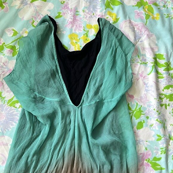 DVF Diane Von Furstenberg Cordie Silk Chiffon Mini Dress Lined - 2 - Picture 8 of 12